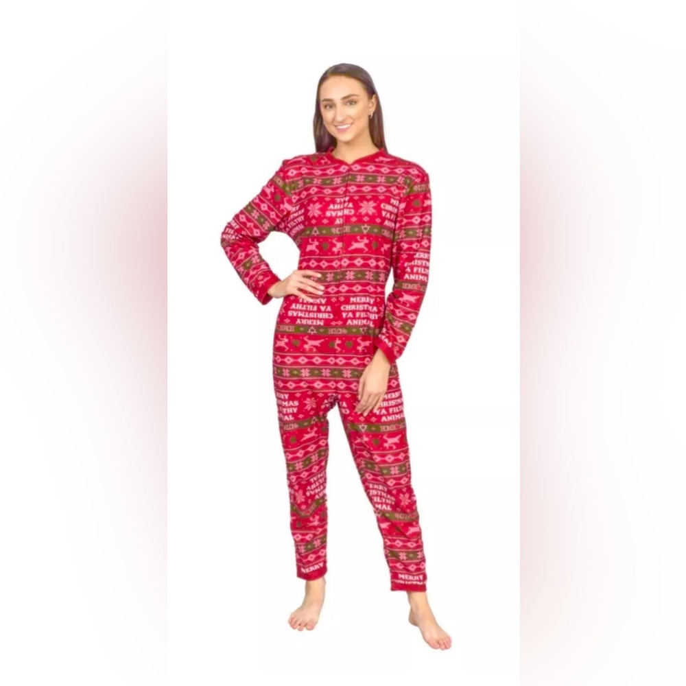 Home Alone Merry Christmas Ya Filthy Animal Pajama One Piece Jumper Unisex New